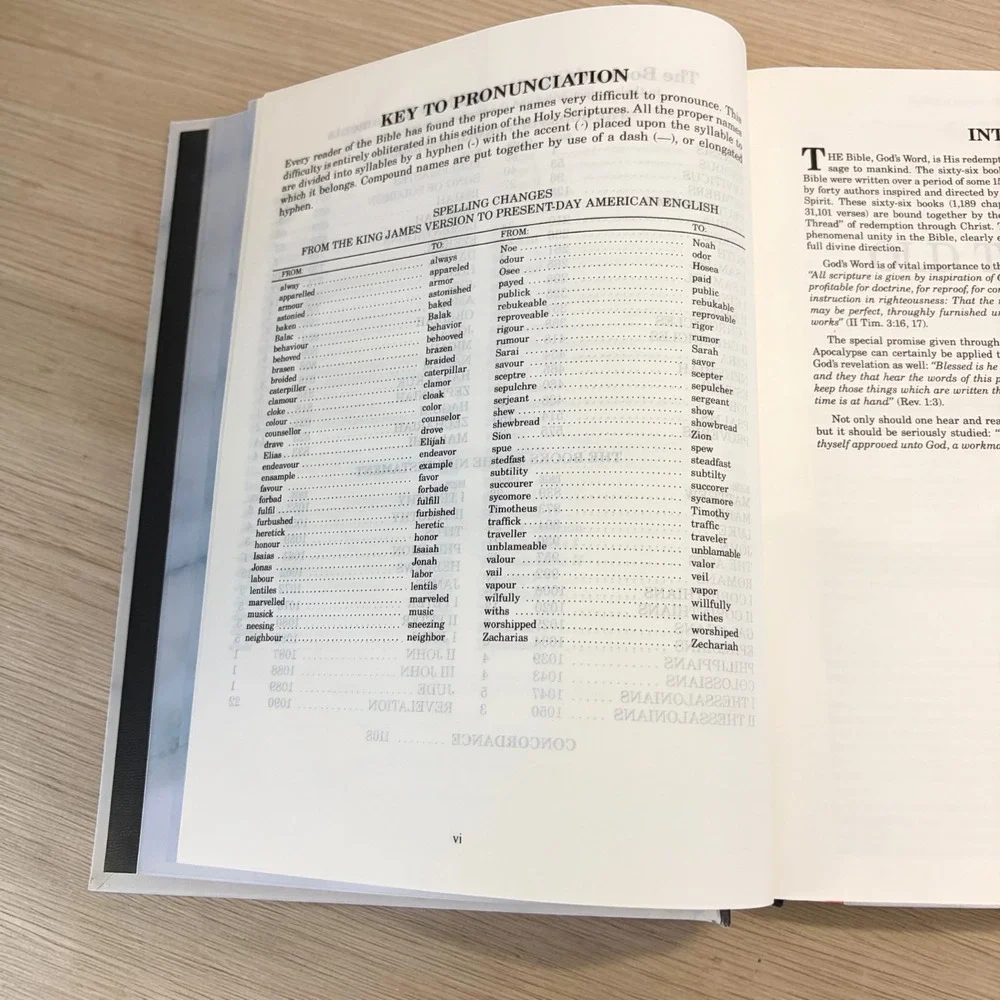 Rock Of Ages Bible Family Edition KJV White Good Religious Jimmy Swaggart KJV